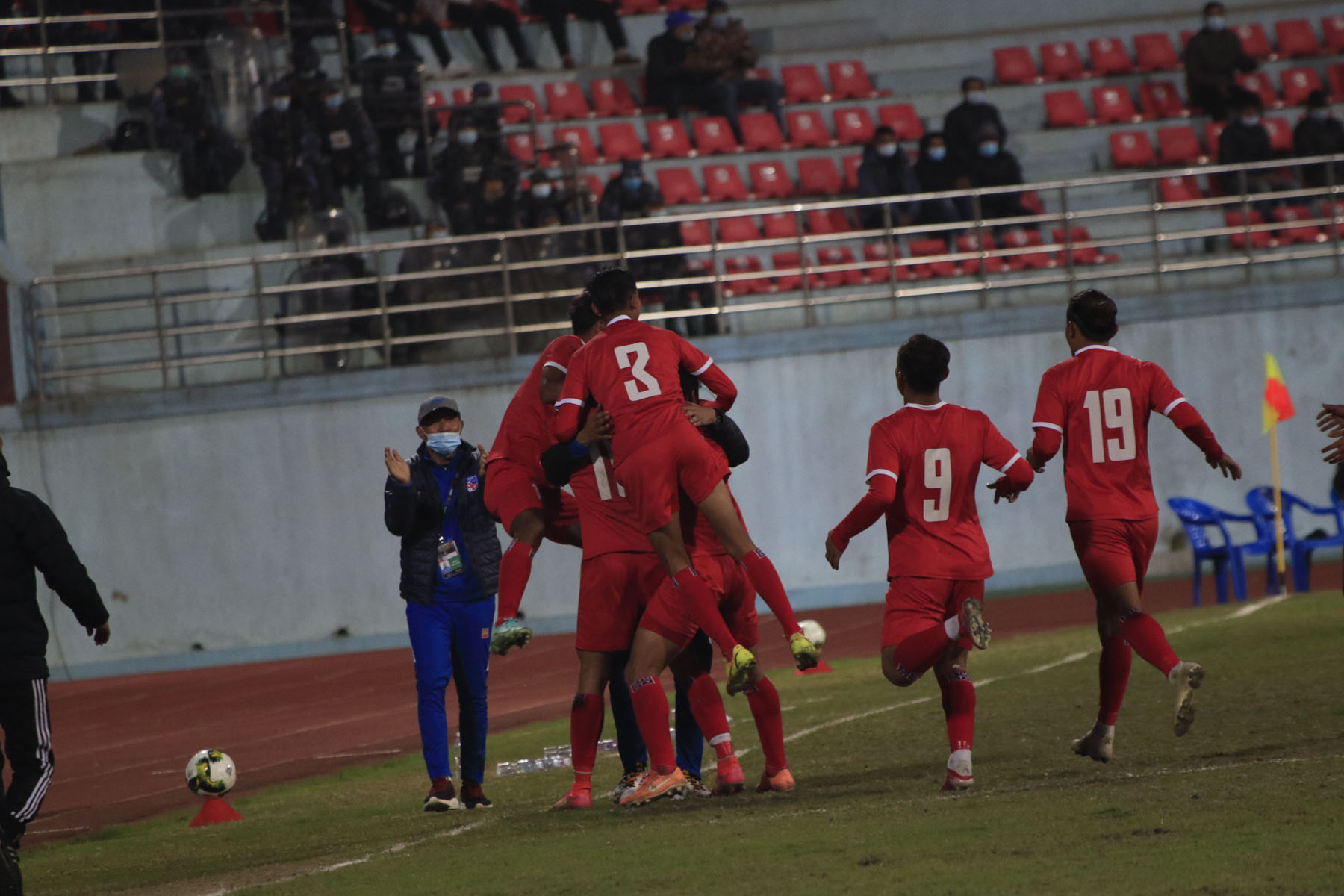 मोरिससविरुद्धको पहिलो अन्तराष्ट्रिय खेलमा नेपाल विजयी 